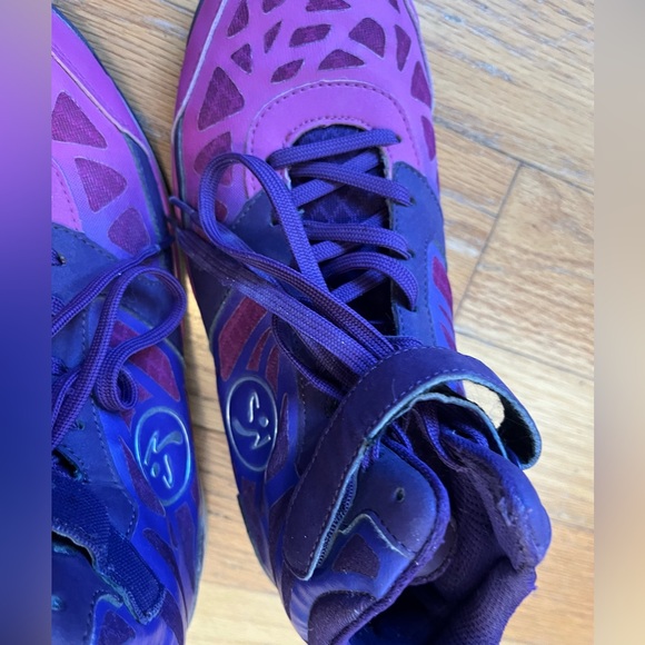 Zumba High Tops Purple Size 9 - Picture 6 of 8